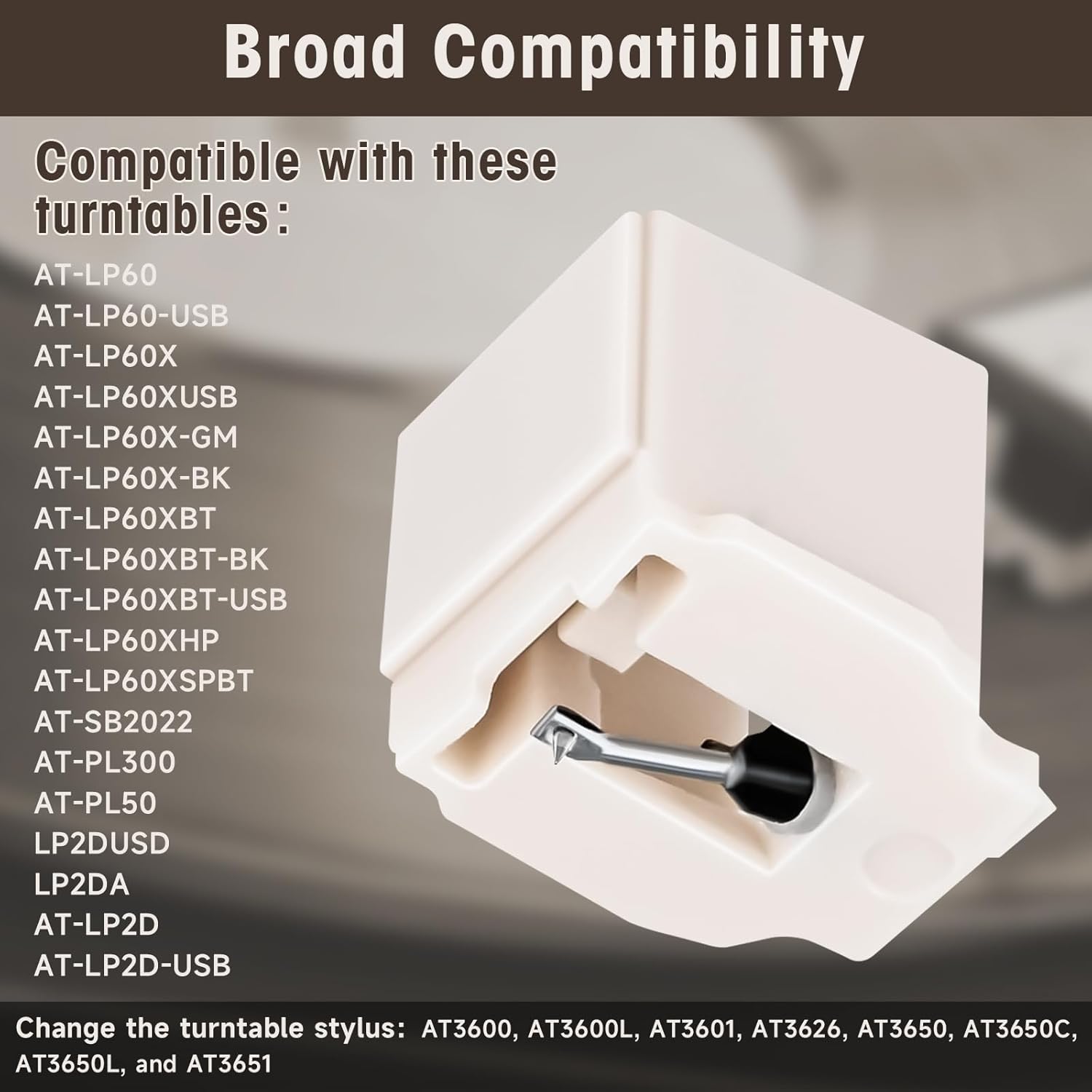 Aguja diamante para tornamesa