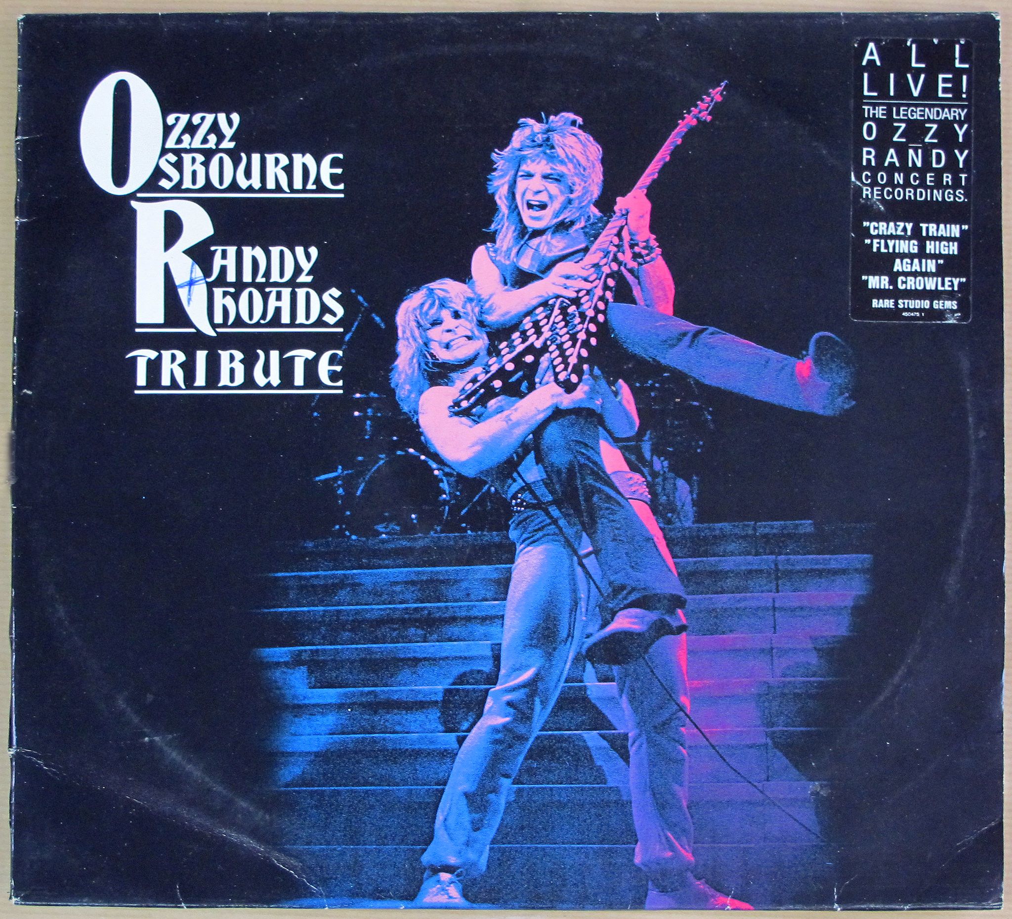 Ozzy Osbourne Randy Rhoads Tribute LP 帯付 OZZY OSBOURNE – TRIBUTE – Universe Zero