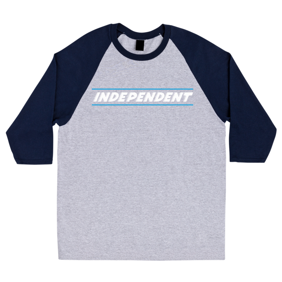 Independent 44155391-btg-shear-34-sleeve-regular-t-shirt-sport-greynavy-mens-independent-1