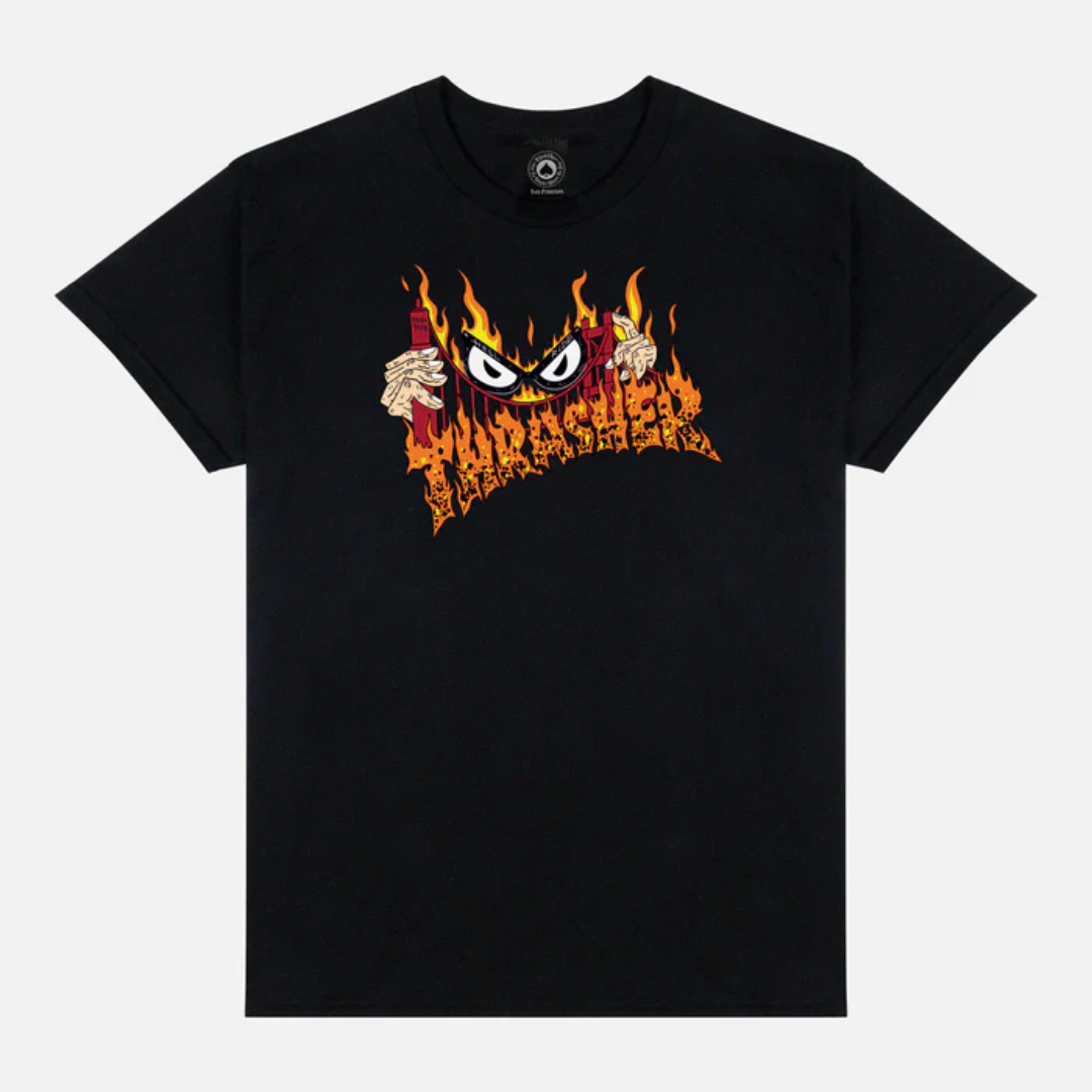 THRASHER SUCKA FREE BY NECKFACE BLACK