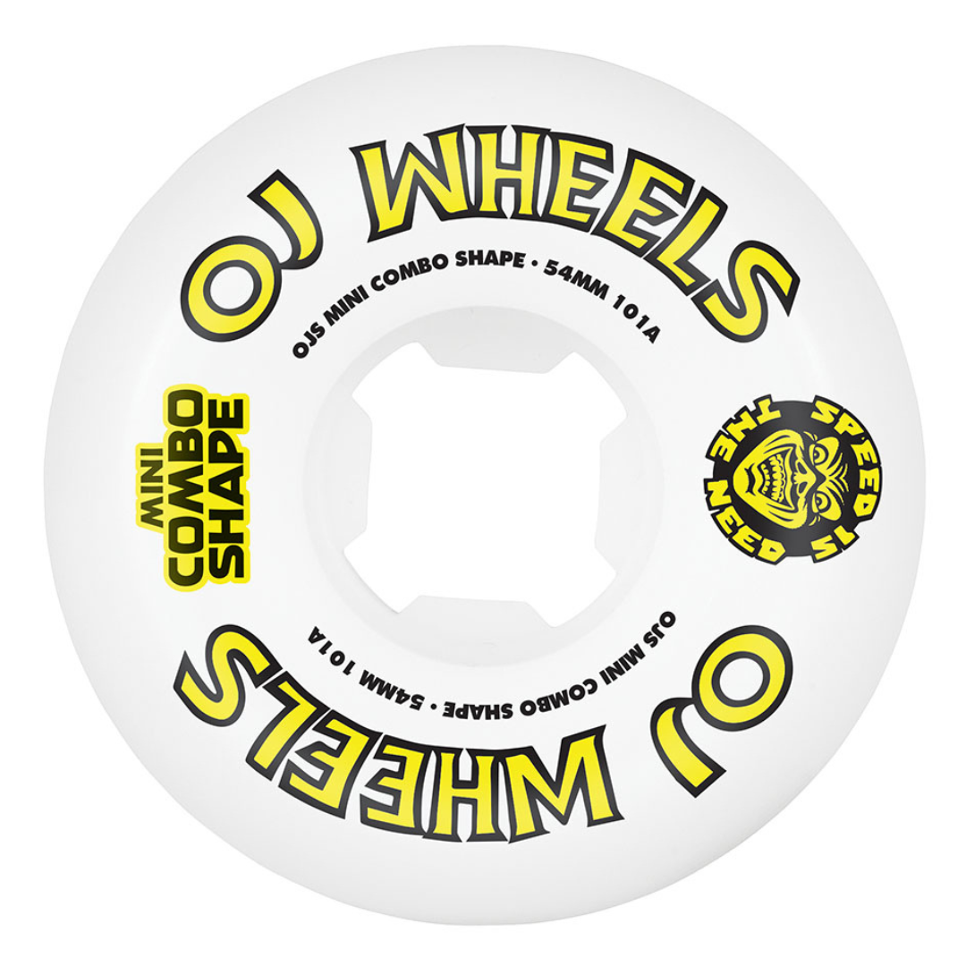 OJ WHEELS 54mm Team Line Original Mini Combo 101a