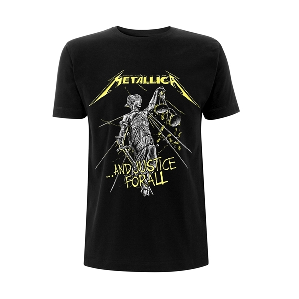 Metallica T Shirt And Justice for all Original Band Logo Nuovo
