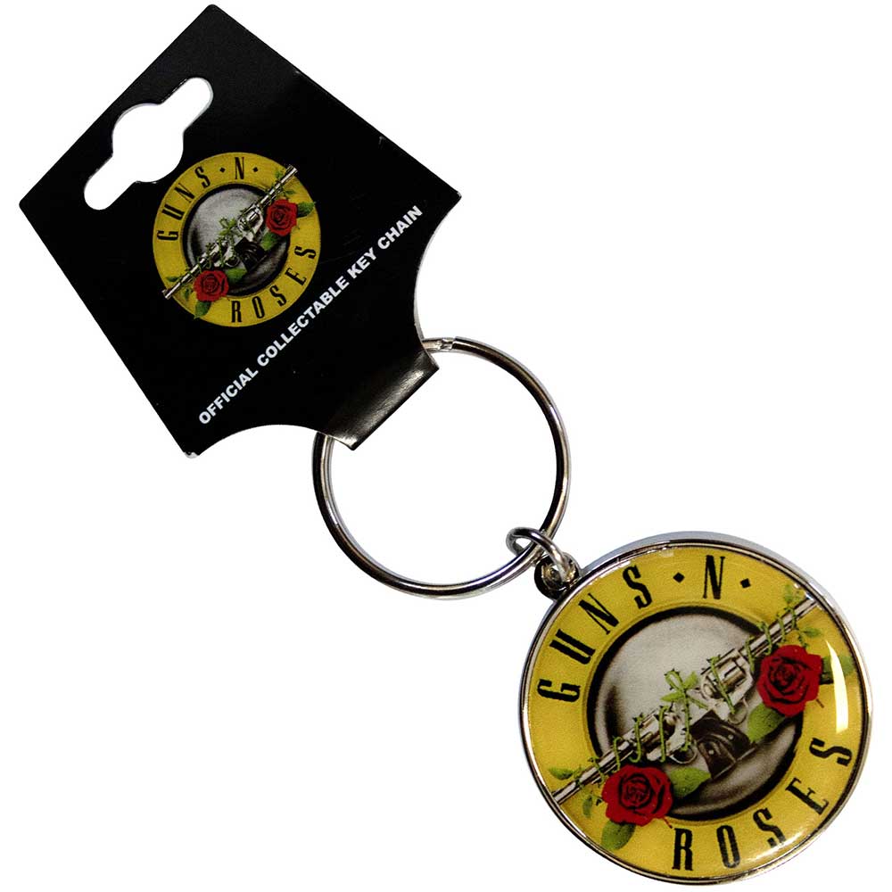 Guns and Roses logo llavero