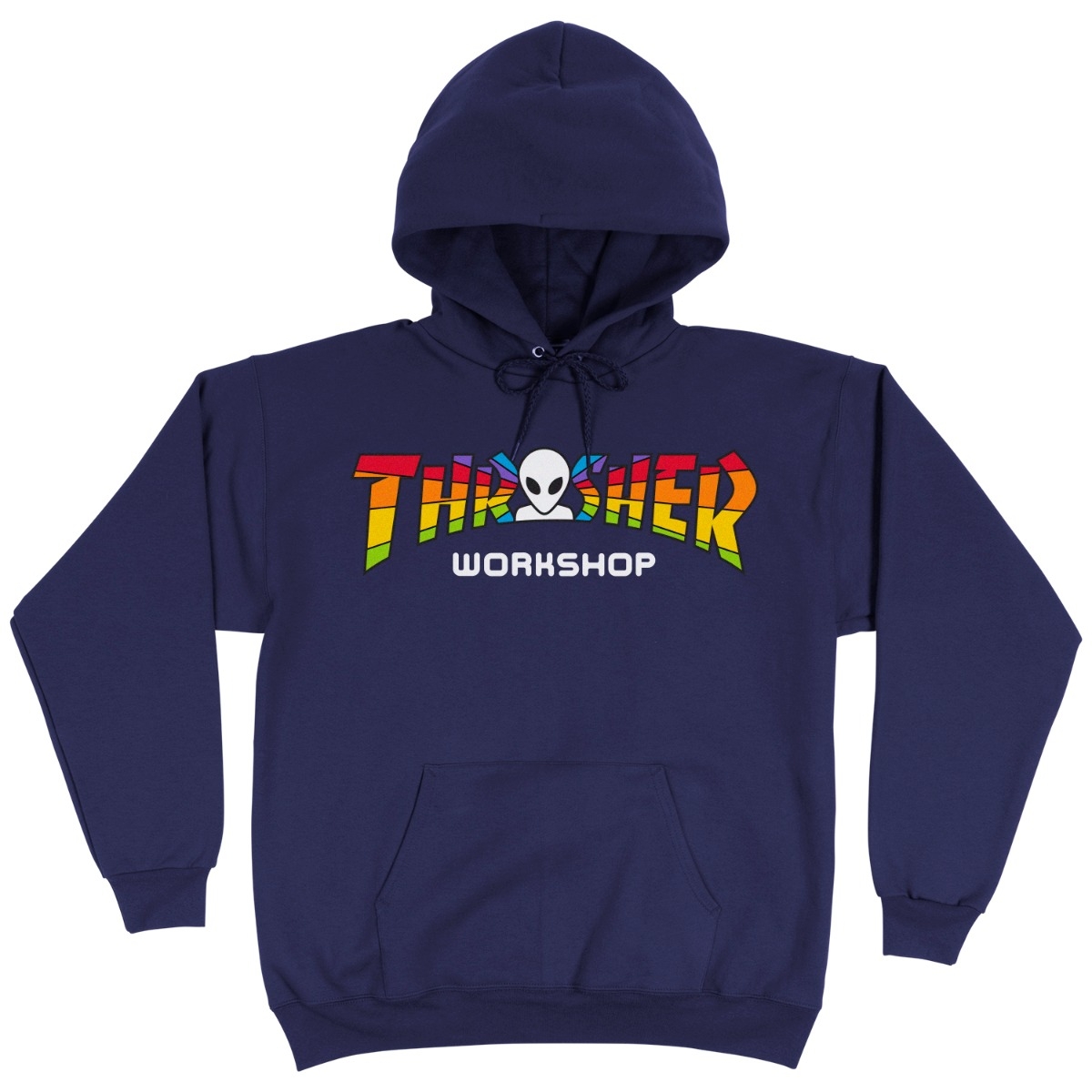 Thrasher x Alien Workshop Hoodie Navy (Medium)