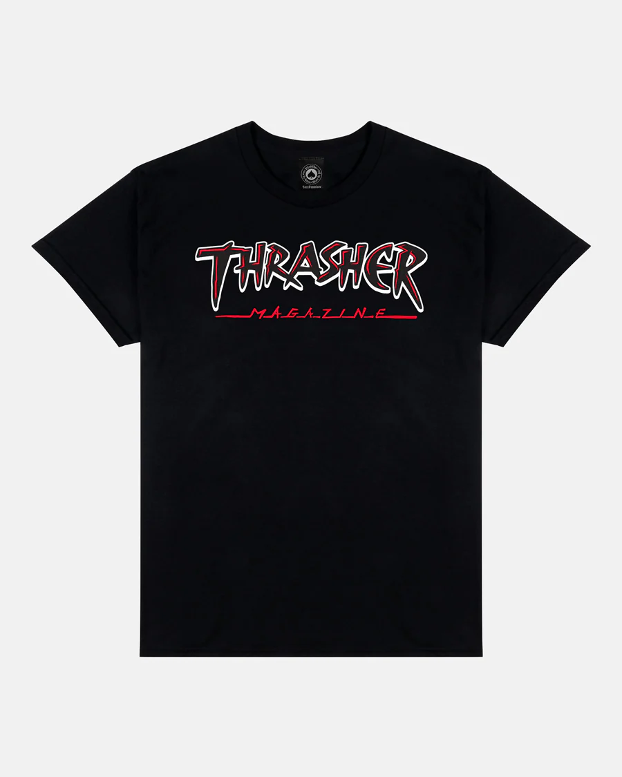 THRASHER - SLASH TSHIRT RED