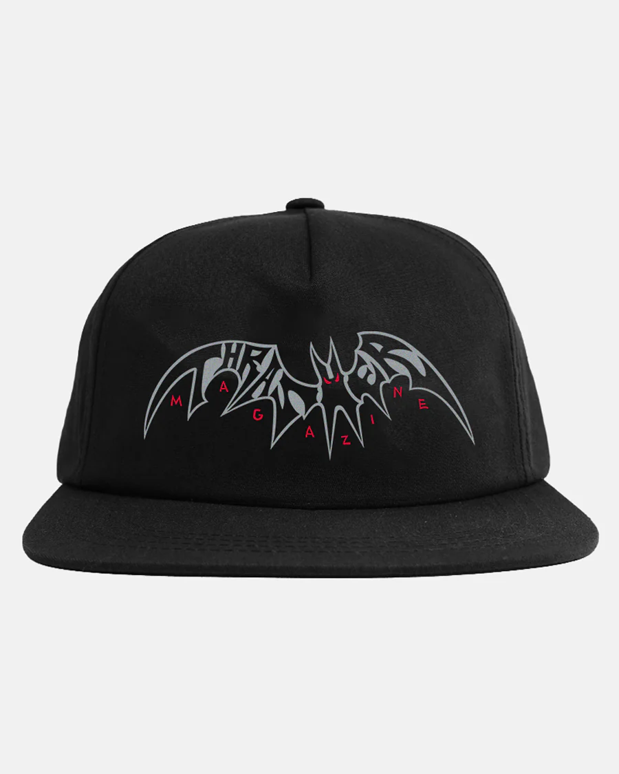 THRASHER SKY RAT BY NECKFACE - SNAPBACK - BLACK