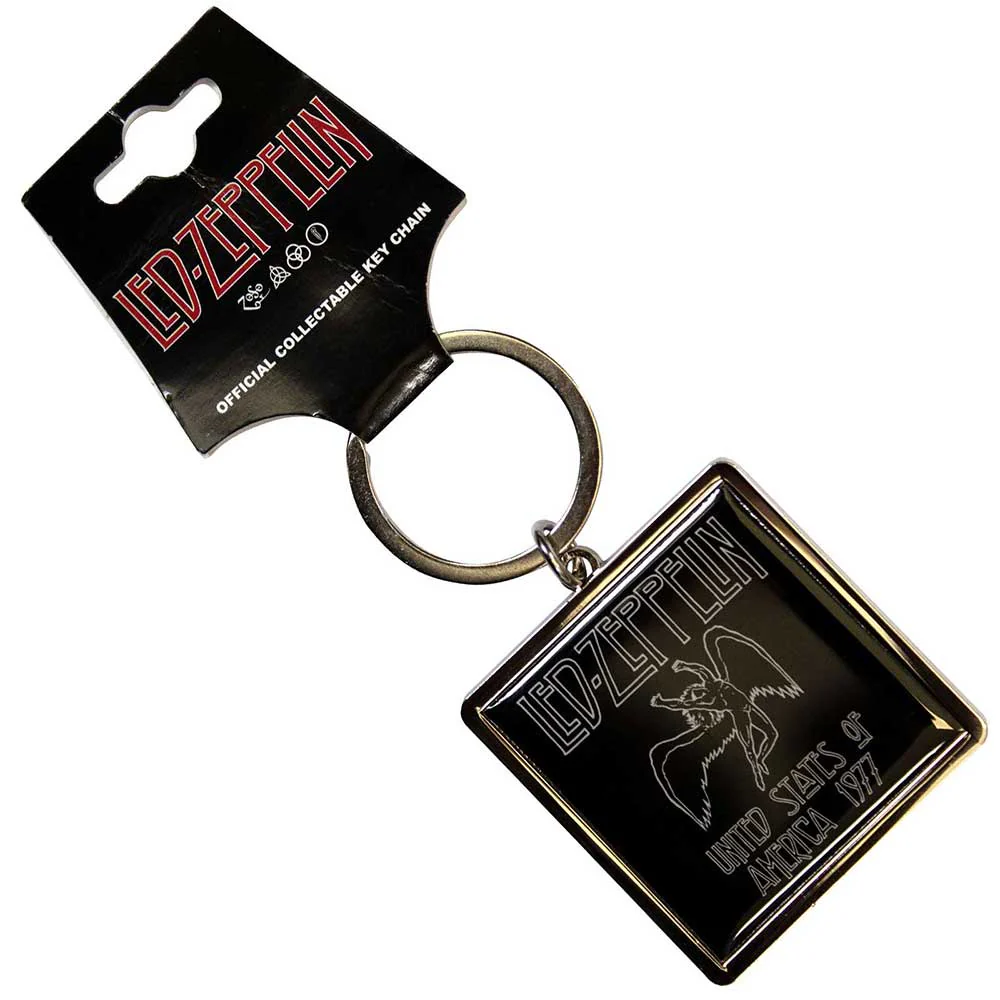 LED ZEPPELIN - 1977 USA Tour Metal_Keychain