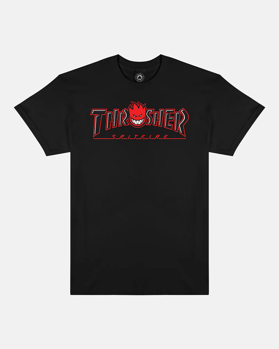 Thrasher x Spitfire - Big Head Outline
