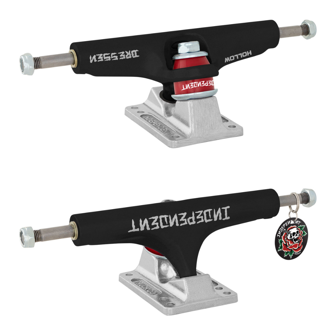 Independent - Stage 4 Hollow Eric Dressen Pro Black Silver Standard Trucks