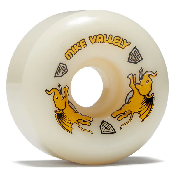 POWELL PERALTA - WL PP DRAGON FORMULA YELLOW 95A VALLELY 56X36MM OFF WHITE